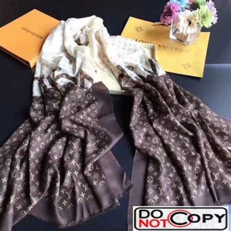 louis vuitton fake cashmere logo scarf